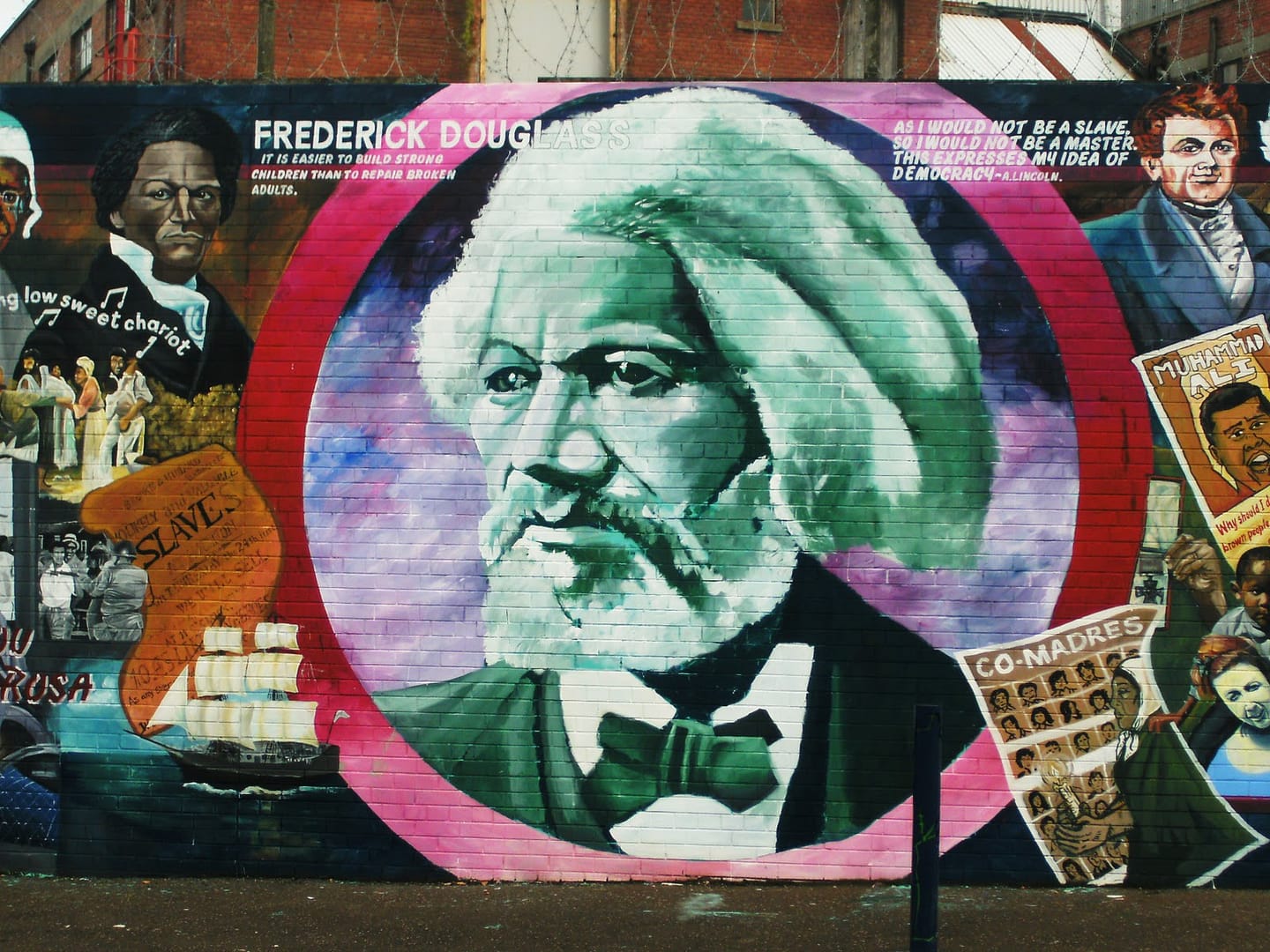 Frederick Douglass Mural in Belfast